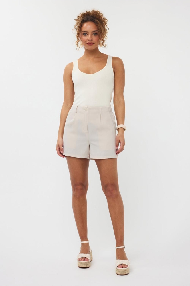 KNITTED TOP LENNY HSK2510 005 ECRU